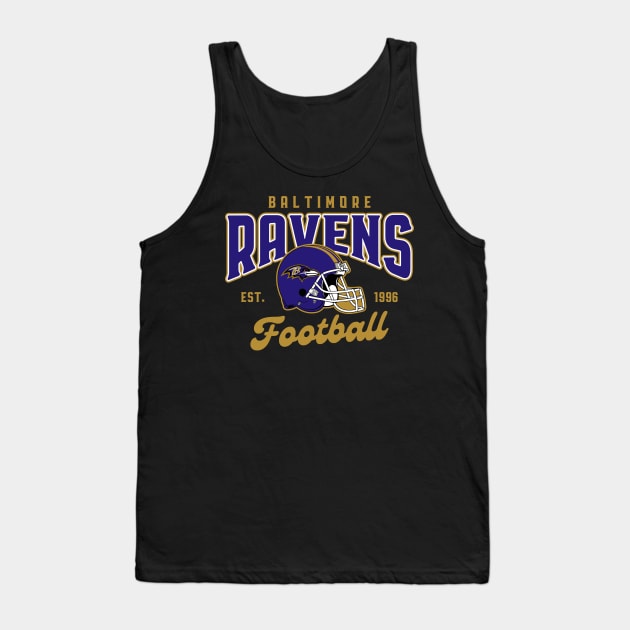 Baltimore Ravens Football Tank Top by RFTR Design